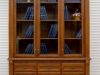 Книжный шкаф Афина 3 дв. высокий IVNA Мебель И010.15 231x54x165 светло-серый (глянец или матовый)